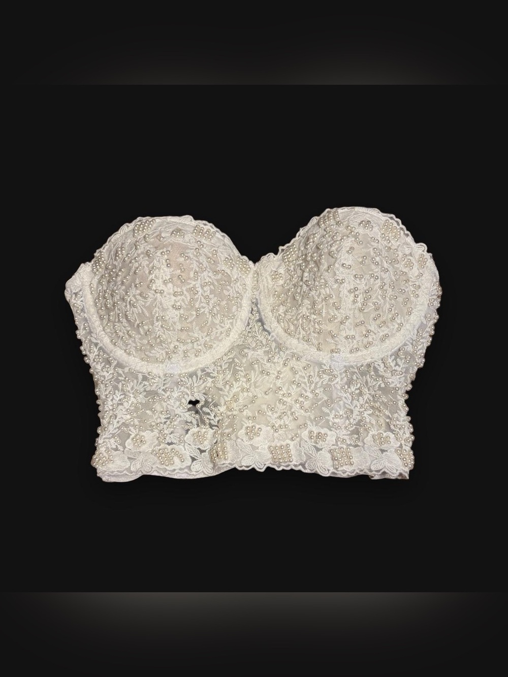 Beaded Lace Floral Bra Top by Windsor!